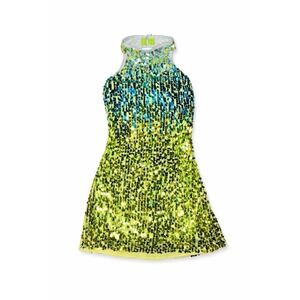 Revolution Dancewear Green Sequin Lyrical Costume Youth Child Smal
